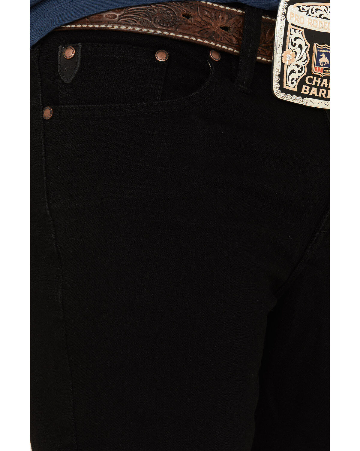 Image #2 - Moonshine Spirit&reg; Men's Night Star Wash Decker Slim Straight Stretch Denim Jeans, Black, hi-res