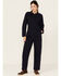 Image #1 - Lucky Brand Workwear Women's Twill Coveralls, Navy, hi-res