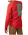 Image #2 - Ariat Men's Rebar Workman Reflective Flag Long Sleeve T-Shirt, Red, hi-res