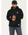Image #2 - Troll Co Men's FR Haggler Graphic Hooded Sweatshirt - Big, Black, hi-res