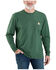 Image #2 - Carhartt Men's Deer Loose Fit Heavyweight Long Sleeve Graphic T-Shirt, Heather Green, hi-res