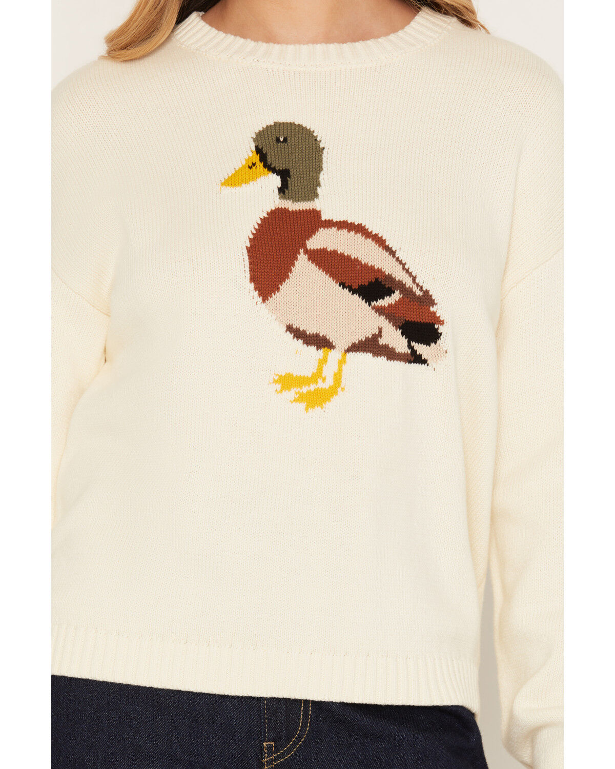 Image #3 - Wishlist Women's Duck Sweater, Cream, hi-res