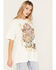 Image #2 - Cleo + Wolf Women's Nature Vibes Oversized Graphic Tee, Ivory, hi-res