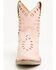 Image #4 - Dingo Girls' Lace Precious Studded Western Boots - Snip Toe, Pink, hi-res