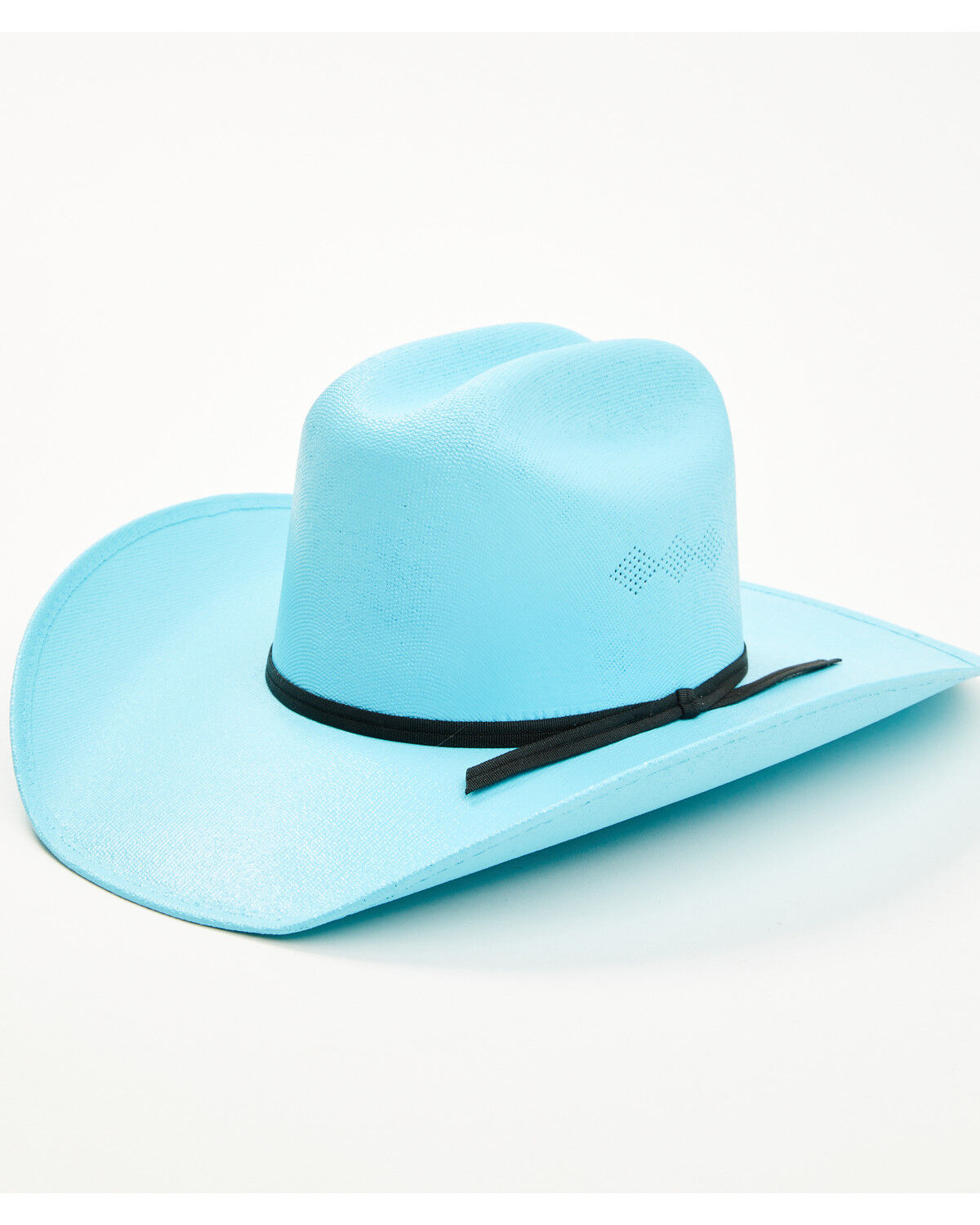 Cody James Kids' Cowpoke Straw Cowboy Hat, Blue, hi-res
