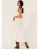Image #4 - Scully Women's Embroidered Ruffled Hi-Lo Dress, Cream, hi-res