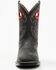 Image #4 - Justin Boys' Bowline Western Boots - Broad Square Toe, Black, hi-res