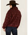 Image #4 - Ariat Women's Tonal Sherpa Jacket, Maroon, hi-res