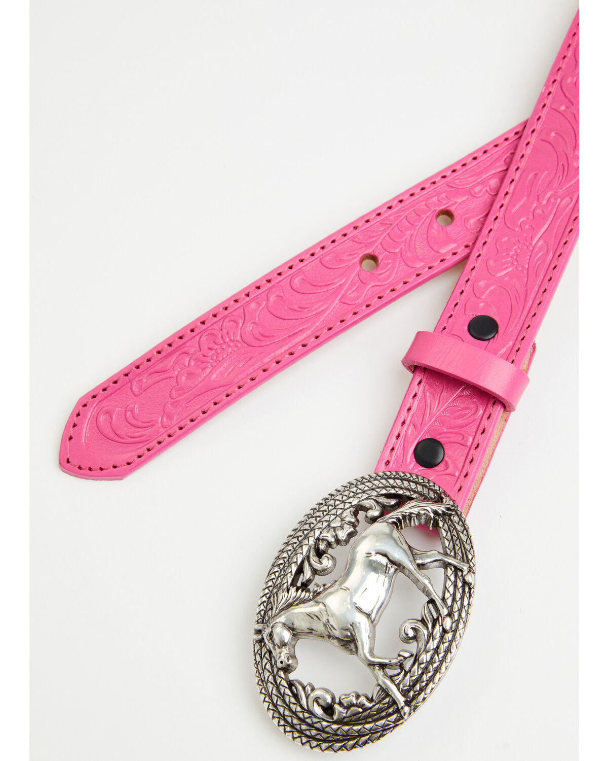 Image #2 - Justin Girls' Pink Lil Beauty Belt, Pink, hi-res