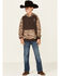 Image #2 - Ariat Boys' Patriot Desert Camo Hooded Sweatshirt, Brown, hi-res