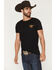 Image #2 - Cody James Men's Steer Head Logo Short Sleeve Graphic T-Shirt, Black, hi-res