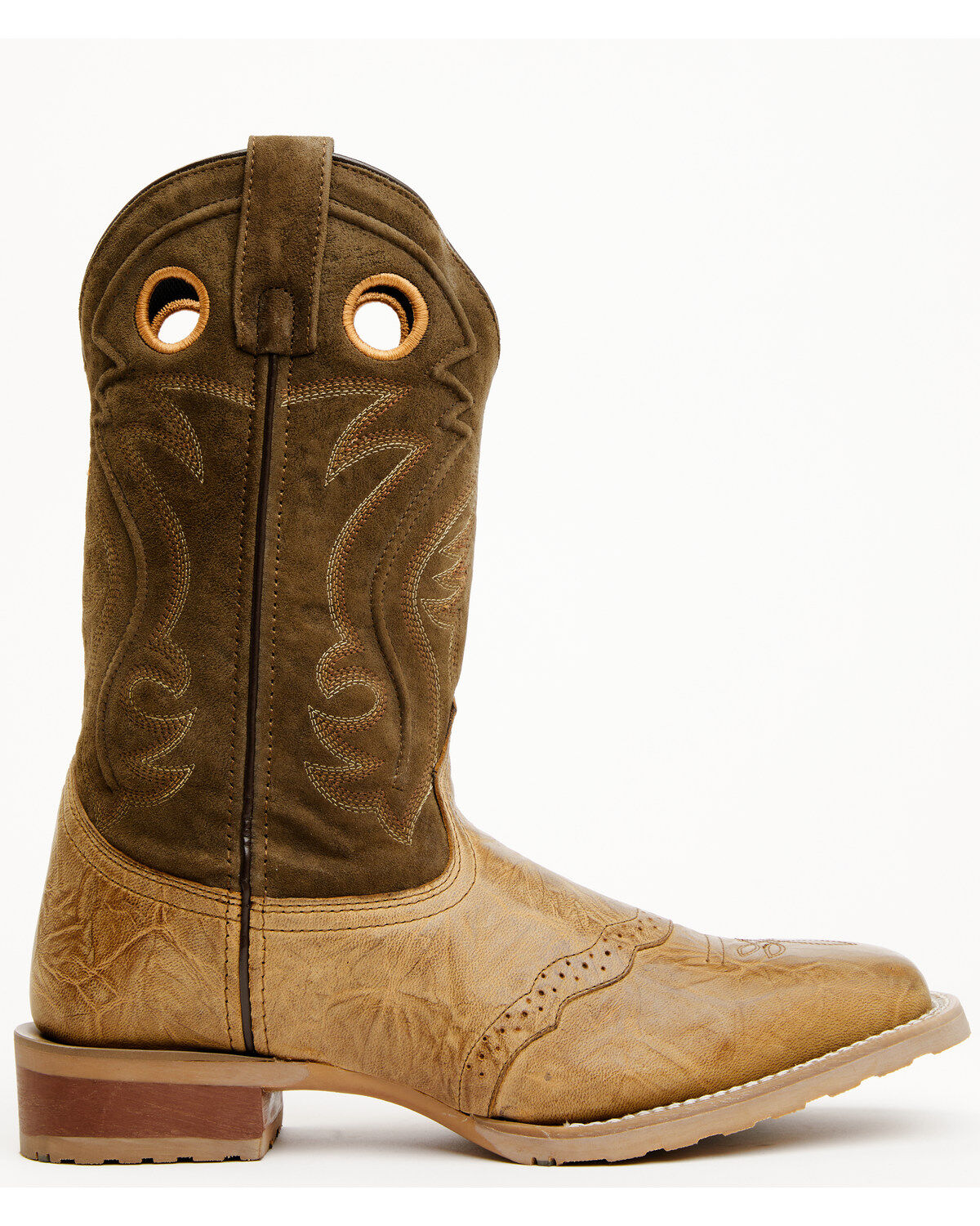 Image #2 - Laredo Men's 11" Jennings Performance Western Boots - Broad Square Toe, Sand, hi-res