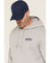 Image #3 - Troll Co Men's Blue Collar Graphic Hooded Sweatshirt, Grey, hi-res