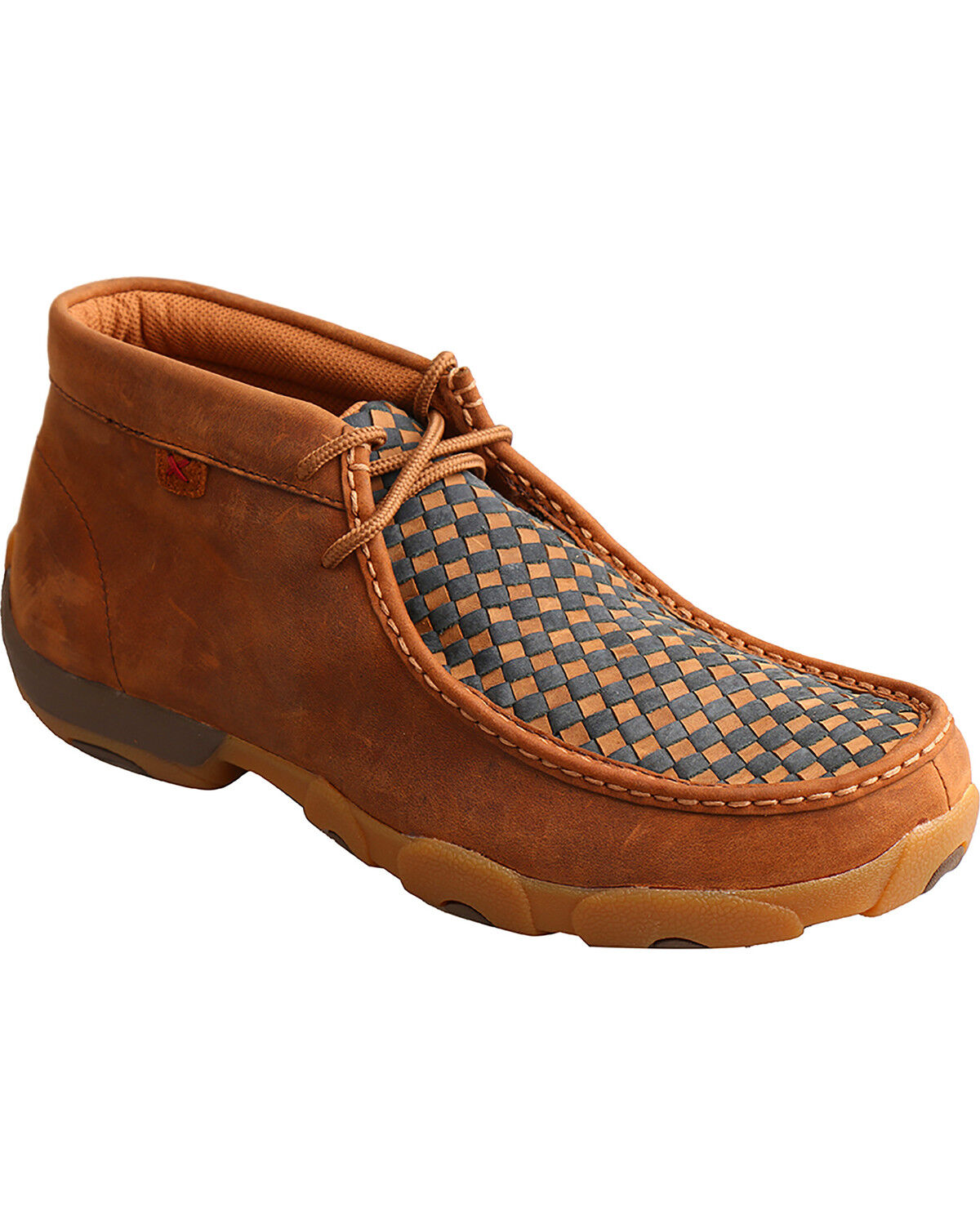 Twisted X Men's Driving Moc Toe Shoes, Brown, hi-res