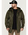 Image #2 - Brothers and Sons Men's Badlands Solid Snap-Front CC Parka Jacket, Olive, hi-res