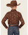 Image #4 - Cody James Boys' Bite The Bullet Southwestern Print Snap Western Shirt , Brown, hi-res