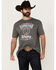 Image #1 - Cowboy Hardware Men's Boot Barn Exclusive Tennessee Whiskey Short Sleeve Graphic T-Shirt, Charcoal, hi-res