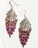 Image #1 - Idyllwind Women's Ombre Cascade Earrings , Fuchsia, hi-res