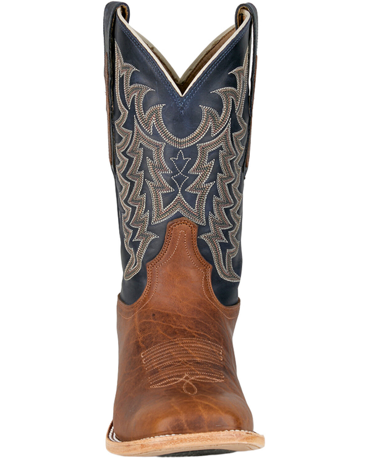Image #4 - Tony Lama Men's Alfredo Western Boots - Broad Square Toe, Chocolate, hi-res