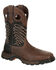 Image #1 - Durango Men's Maverick Waterproof Western Work Boots - Steel Toe, Brown, hi-res