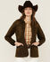 Image #1 - Outback Trading Co Women's Oilskin Barn Jacket, Bronze, hi-res