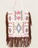 Image #3 - Rock & Roll Denim Geo Print Fringe Bag , Multi, hi-res