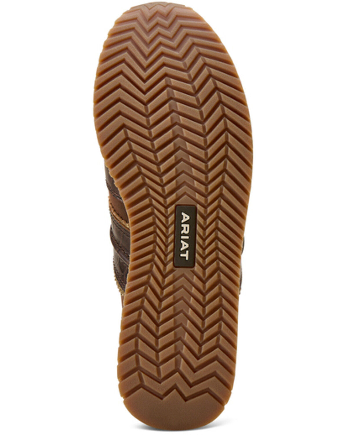 Image #5 - Ariat Women's Ranch Runner Crocodile Print Casual Shoes, Tan, hi-res
