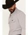 Image #2 - Panhandle Select Men's Southwestern Geo Print Long Sleeve Snap Performance Stretch Western Shirt, White, hi-res