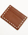 Image #3 - Shyanne Women's Lacie Boot Stitch Credit Card Wallet, Brown, hi-res