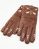 Image #1 - Idyllwind Women's Haley Cross Arrow Gloves, Brown, hi-res