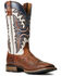 Image #1 - Ariat Men's Bushrider Full-Grain Western Performance Boot - Broad Square Toe , Brown, hi-res