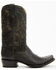 Image #2 - Corral Men's Exotic Python Western Boots - Square Toe , Black, hi-res