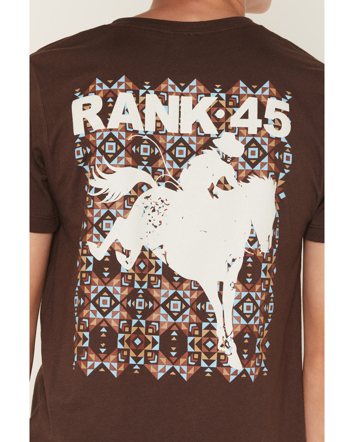Image #4 - RANK 45&reg; Boys' Gallop Short Sleeve Graphic T-Shirt, Brown, hi-res