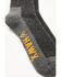 Image #2 - Hawx Men's Work Socks , Charcoal, hi-res