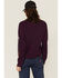 Image #4 - Carhartt Women's TENCEL&trade; Fiber Series Loose Fit Long Sleeve Graphic Sweatshirt, Purple, hi-res