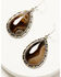 Image #2 - Shyanne Women's Heritage Valley Teardrop Earrings , Silver, hi-res