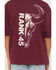 Image #4 - RANK 45&reg; Boys' Half Steer Skull Short Sleeve Graphic T-Shirt, Burgundy, hi-res