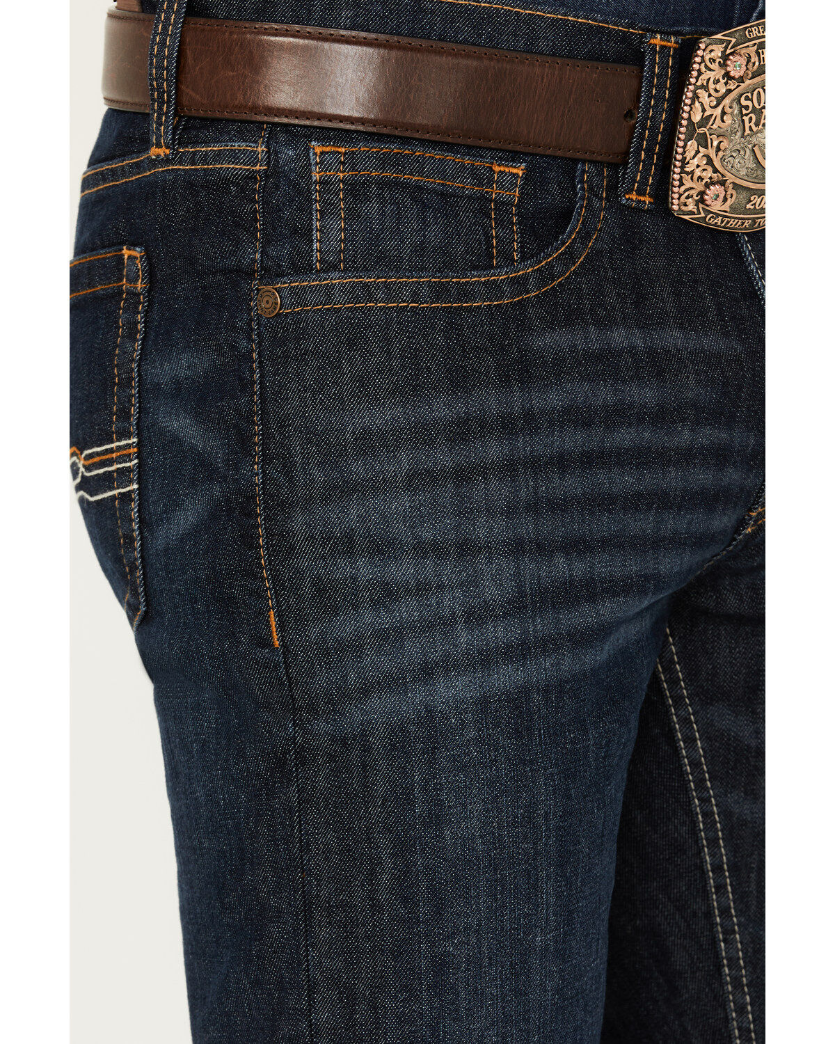 Image #2 - Cody James Men's Night Hawk Wash Jackson Slim Straight Stretch Denim Jeans, Blue, hi-res