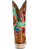 Image #7 - Ariat Women's Floral Textile Circuit Champion Western Boots - Broad Square Toe, Brown, hi-res