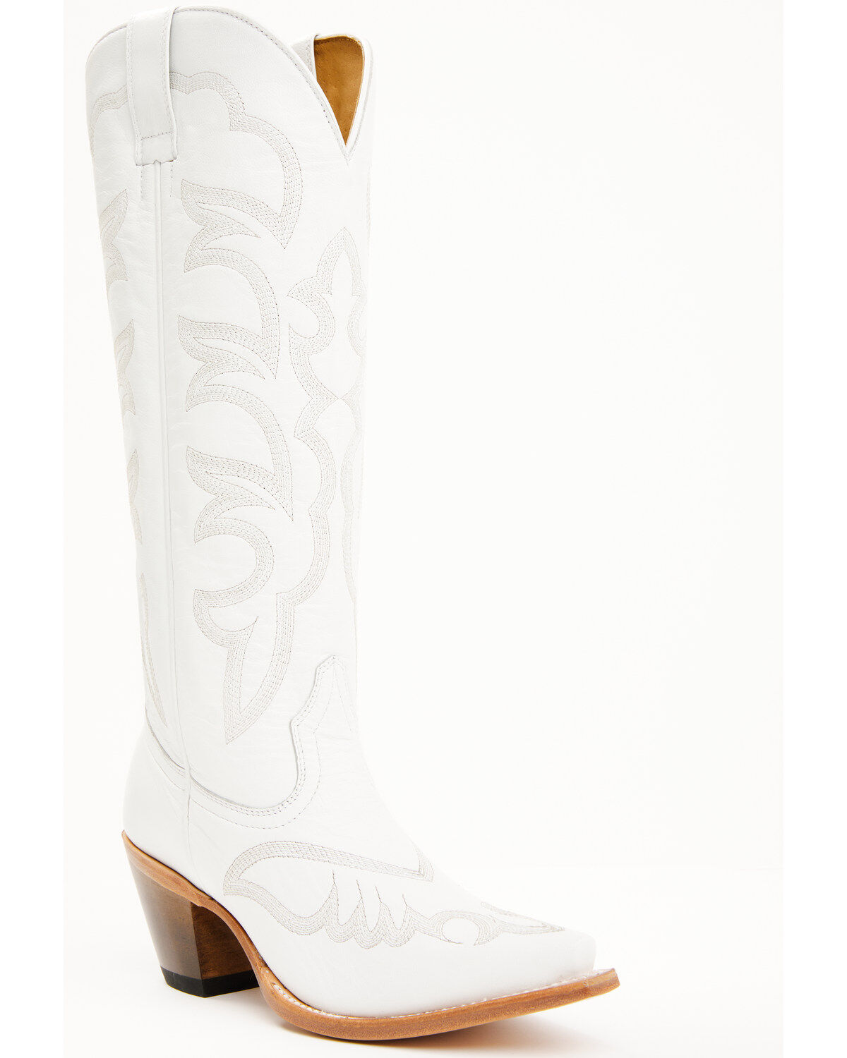 Shyanne Women's High Desert Western Boots - Snip Toe, White, hi-res
