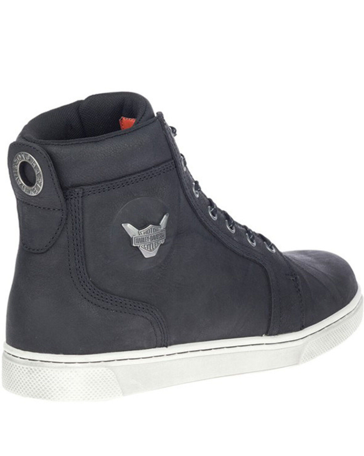 Image #2 - Harley Davidson Men's Bateman Motorcycle Boots - Round Toe, Black, hi-res