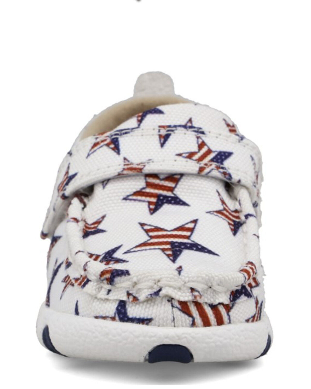 Image #4 - Twisted X Infant Boys' Patriotic Driving Moc Casual Shoes, Red/white/blue, hi-res