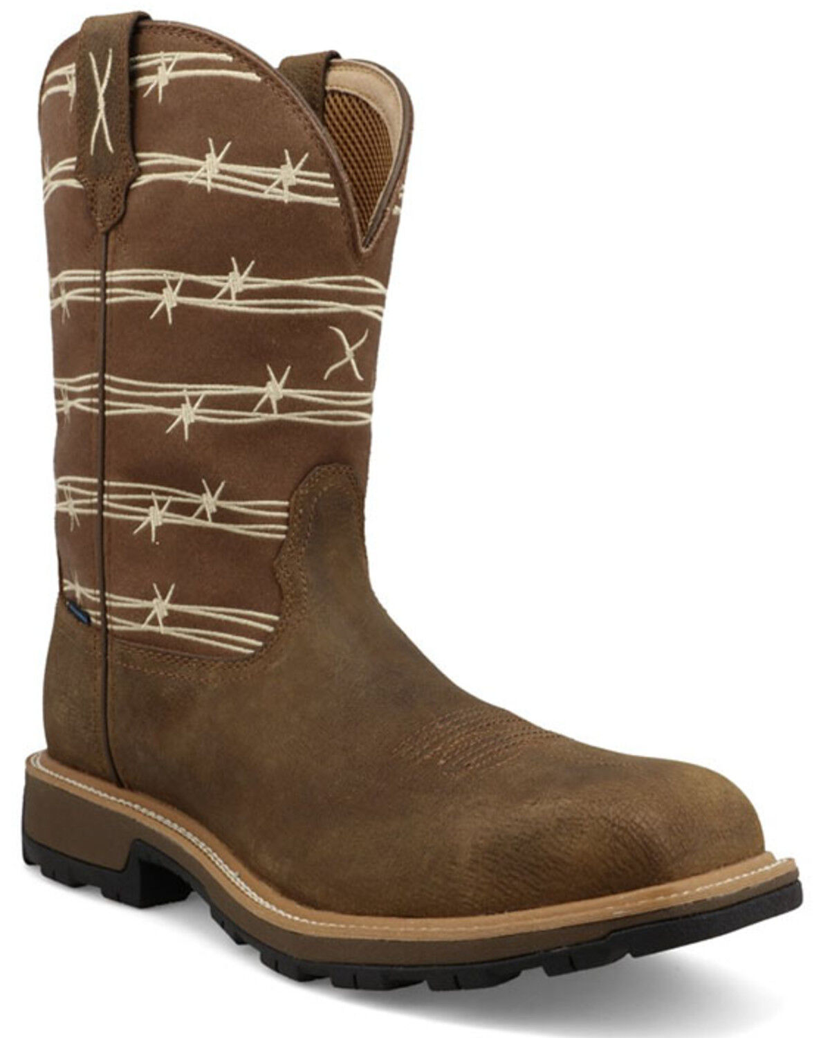 Image #1 - Twisted X Men's 11" UltraLite X&trade; Work Boots - Composite Toe, Brown, hi-res