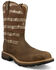 Image #1 - Twisted X Men's 11" UltraLite X&trade; Work Boots - Composite Toe, Brown, hi-res