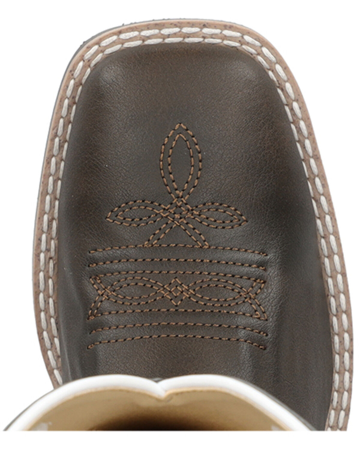 Image #6 - Smoky Mountain Little Boys' El Paso Western Boots - Broad Square Toe, Dark Brown, hi-res