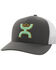 Image #1 - Hooey Men's Sterling Logo Embroidered Trucker Cap, Grey, hi-res