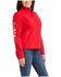 Image #3 - Ariat Women's Team Mexico Softshell Zip-Up Water Repellent Jacket, Red, hi-res