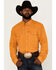 Image #1 - RANK 45&reg; Men's Solid Roughie Tech Long Sleeve Snap Western Shirt, Gold, hi-res