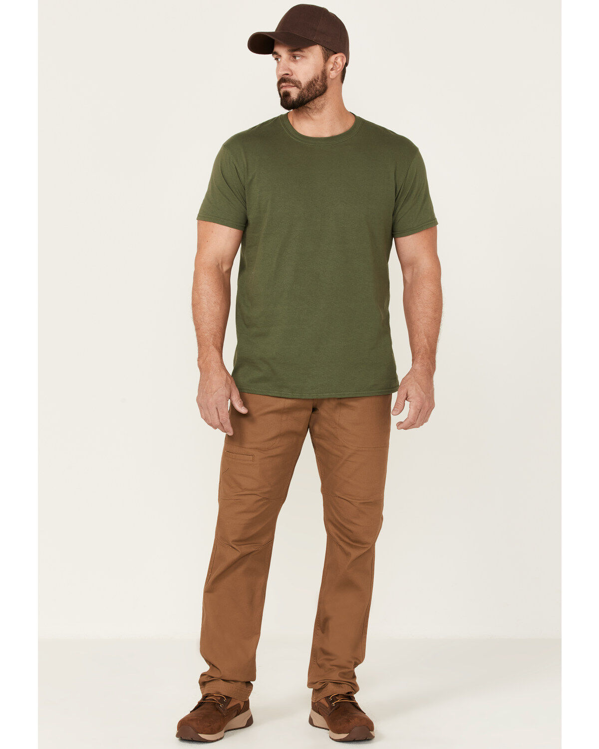 Howitzer Men's Recon Tactical Stretch Straight Leg Pants, Brown, hi-res