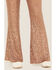 Image #2 - Sadie & Sage Women's Inferno Sequin Flare Pants, Sand, hi-res